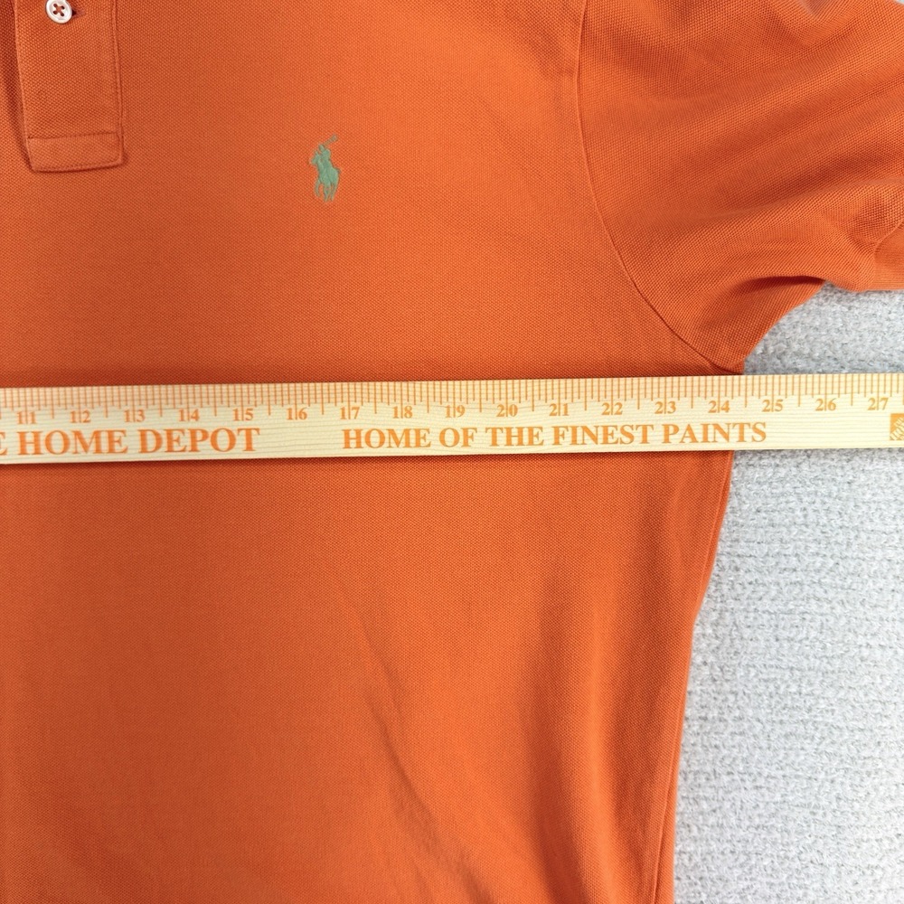 Polo Ralph Lauren Polo Shirt Mens XL Orange Short Sleeve Preppy Designer Casual - Picture 12 of 13
